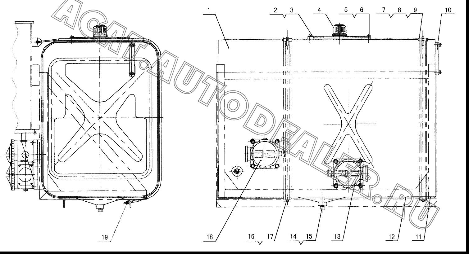 Pad QY16K.67.1-10 для XCMG QY70K