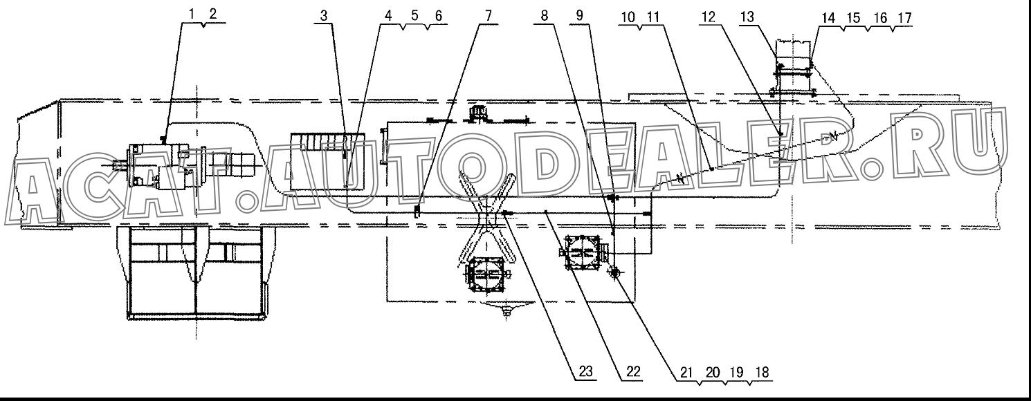 Tube 10125573 для XCMG QY70K