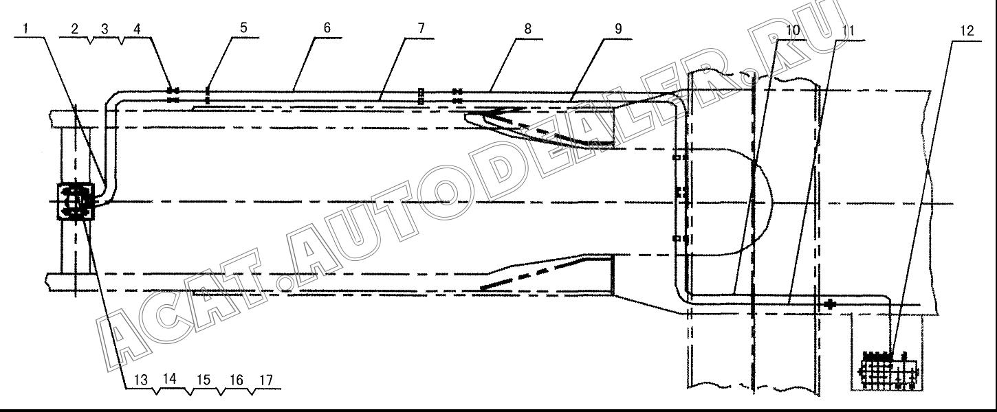 Seamless tube d12X1.5 QY60K.65.5-4 для XCMG QY70K