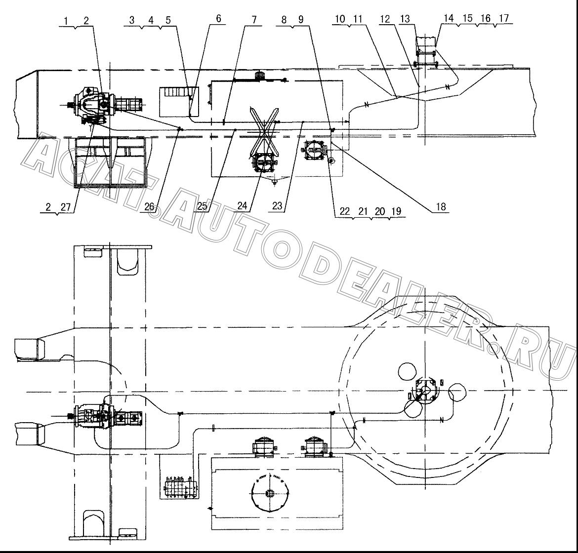 Tube 10125583 для XCMG QY70K