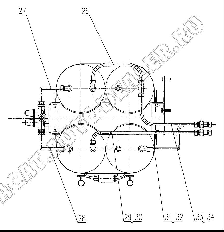 Steel pipe XZ35K.39-4 для XCMG QY70K