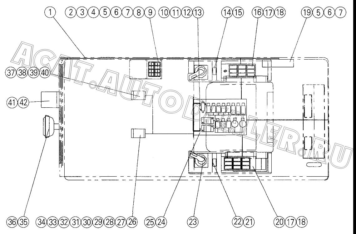 The jacket of plug 10230231 для XCMG QY70K