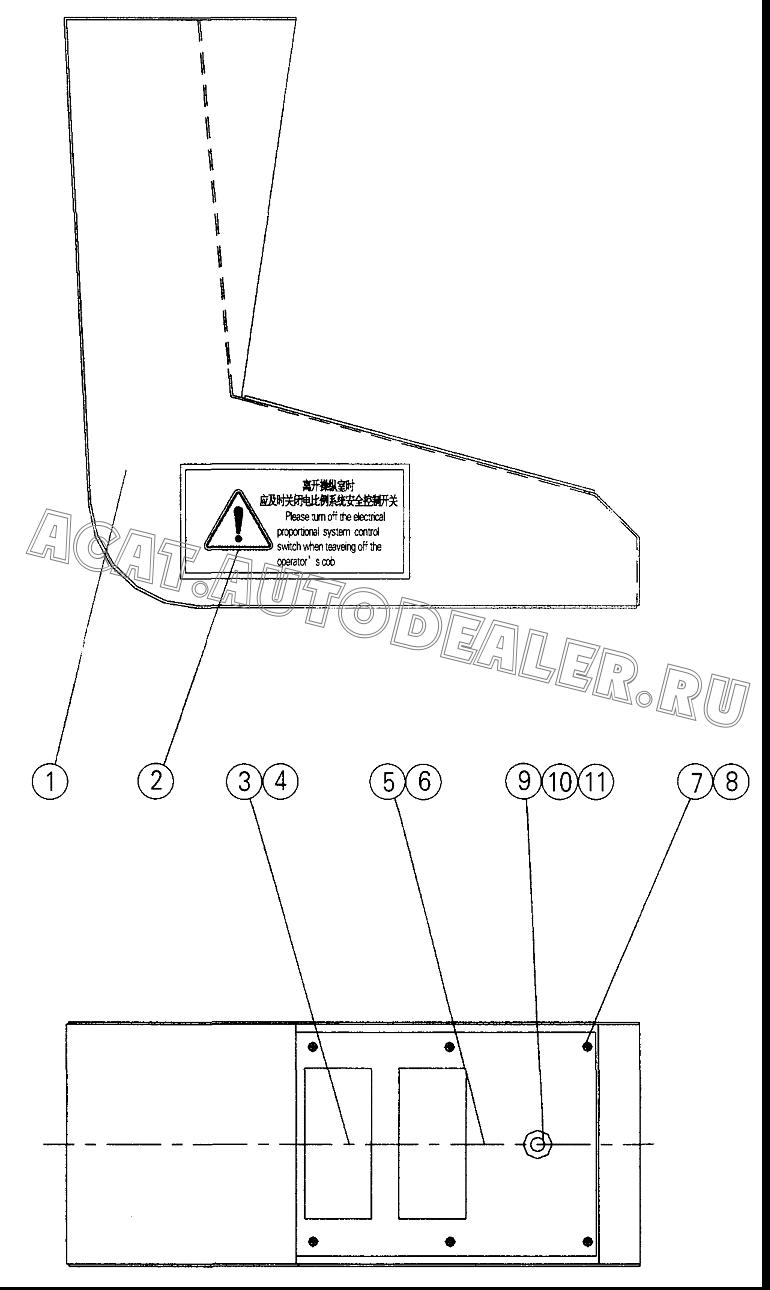 Gearbox body 12102669 для XCMG QY70K