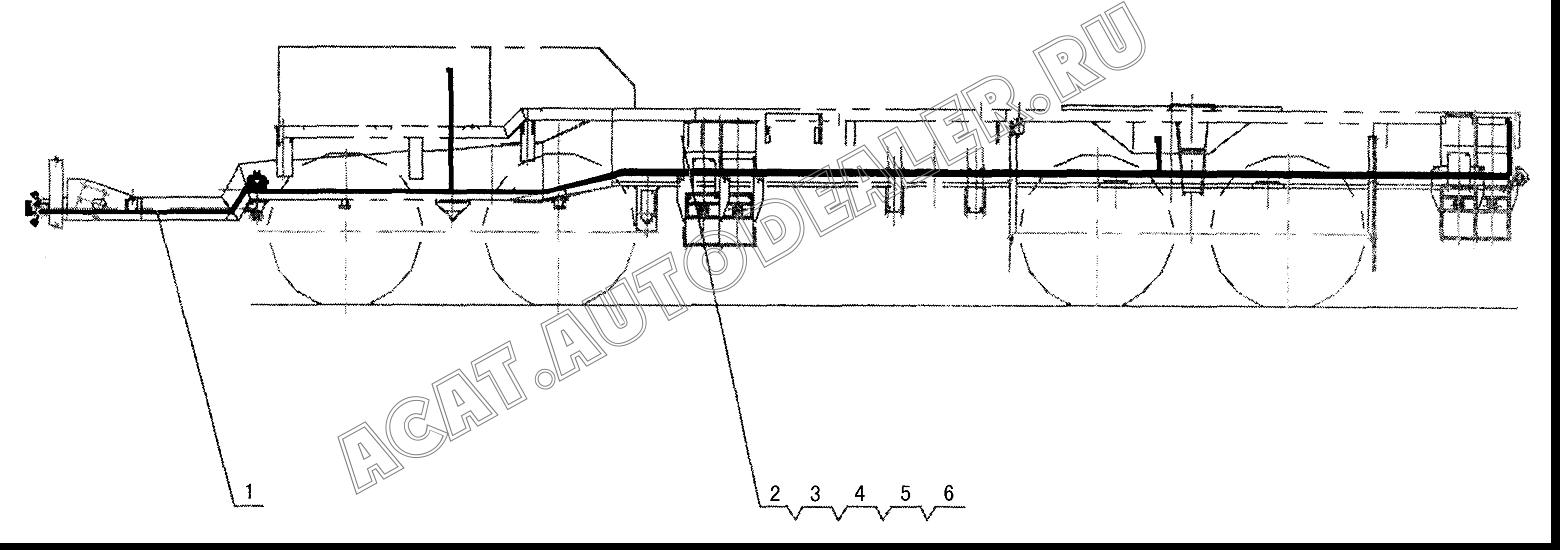 Beam wires XZ50K.26.1B для XCMG QY70K