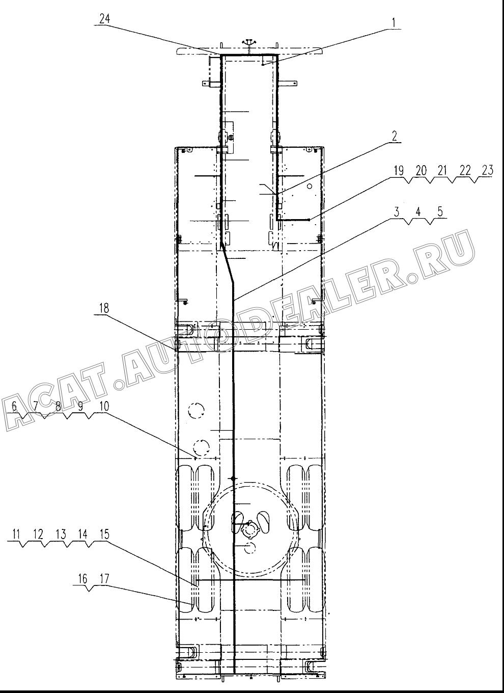 Cabin-ground wires XZ50K.26TII.3 для XCMG QY70K