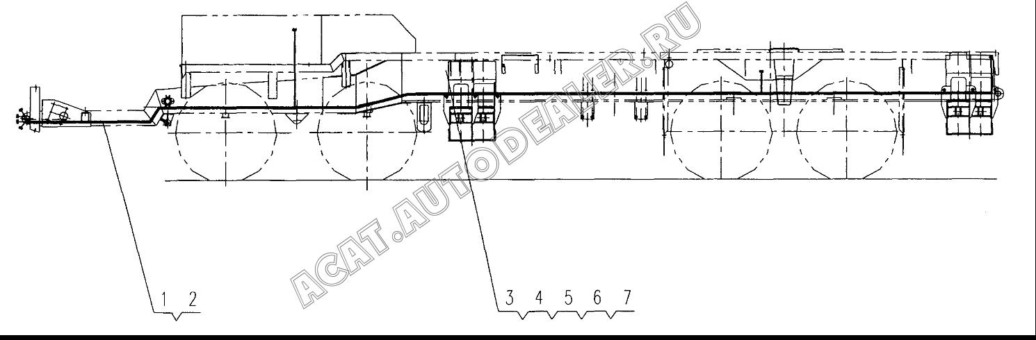 Beam wires XZ60K.26.1 для XCMG QY70K