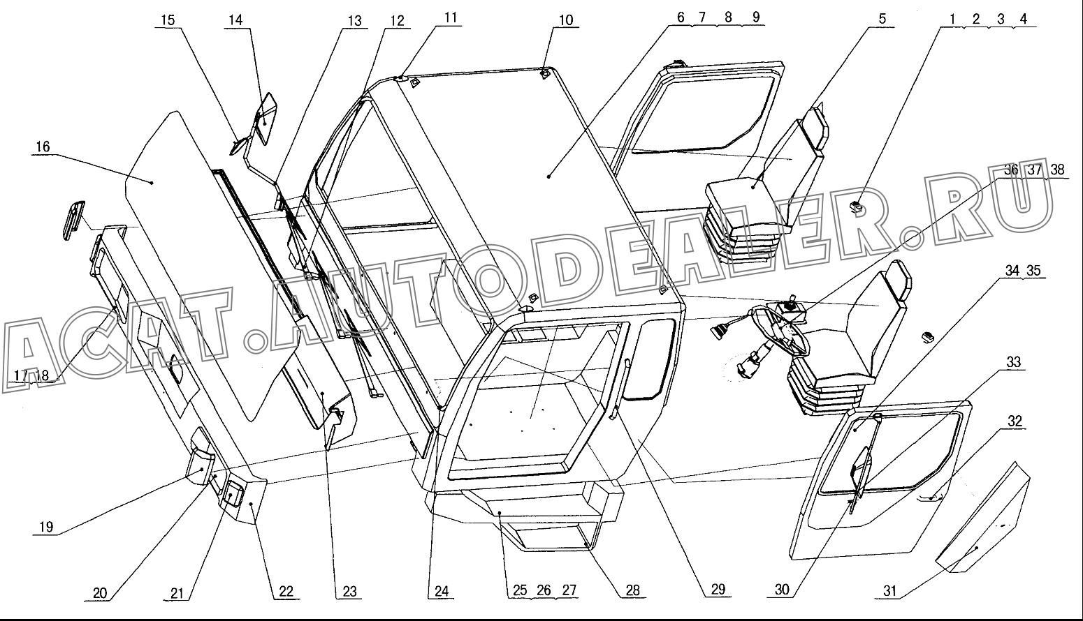 Cabweld ass'y ZXSGD06X2 для XCMG QY70K