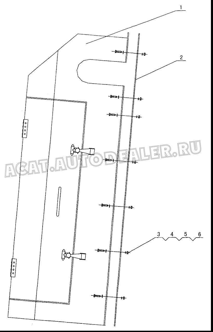 Shield for Diesel Engine ZC-JZ30K-01 для XCMG QY70K