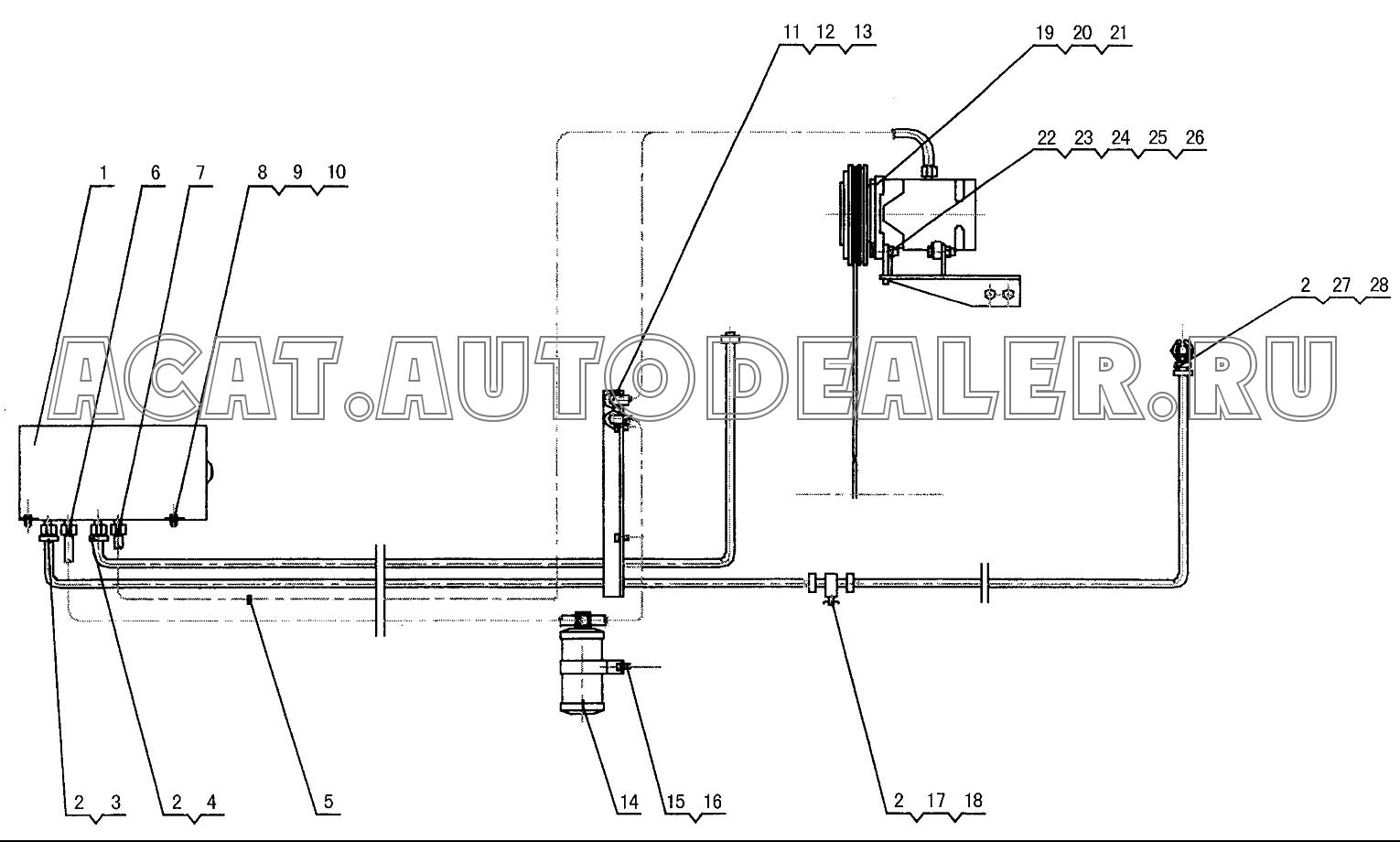 Evaporator QX для XCMG QY70K