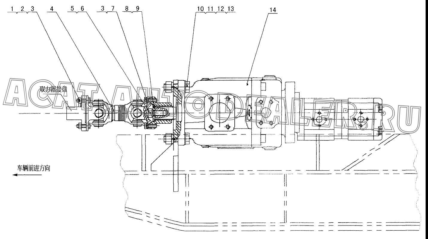 Propeller 10310062 для XCMG QY70K