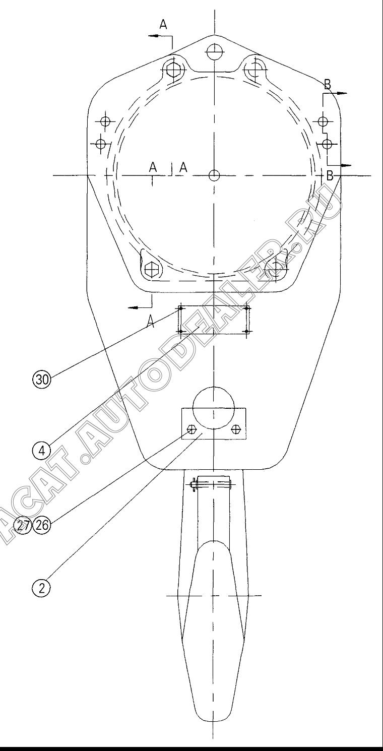 Hold Plate 12102476 для XCMG QY70K