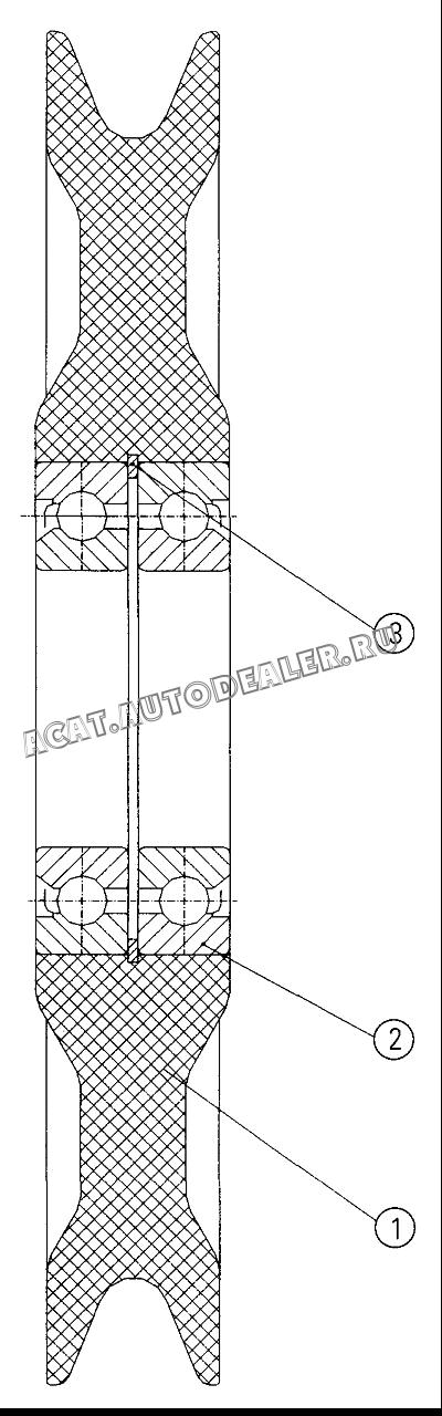 Pulley 11411998 для XCMG QY70K