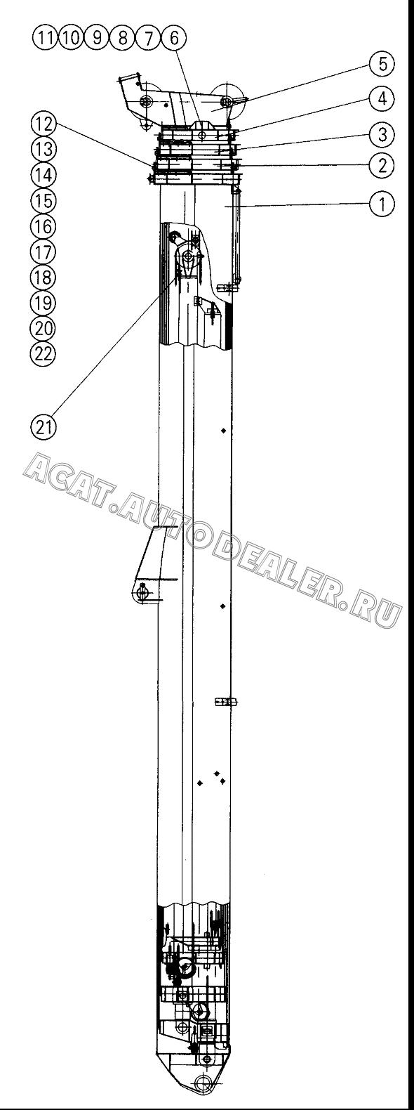 Mat 05602257 для XCMG QY70K