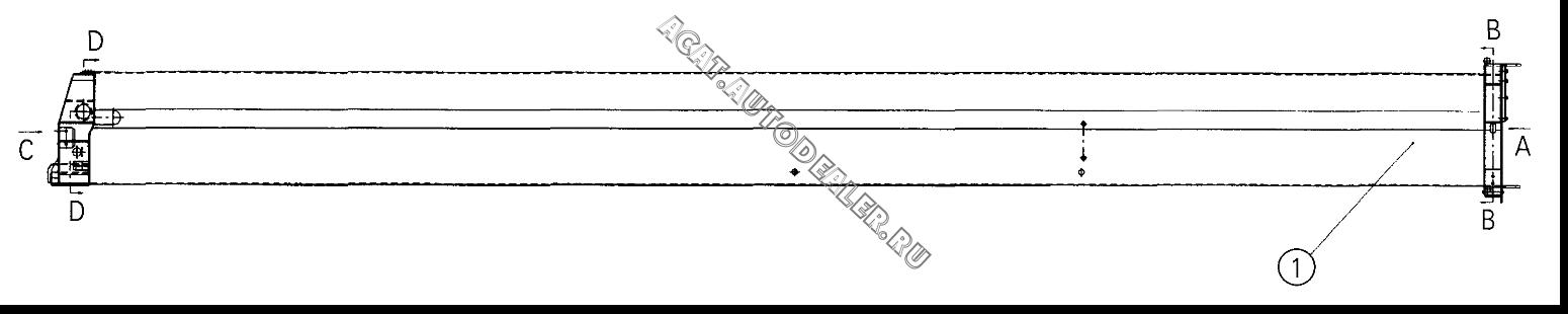 2nd Section structure 08602058 для XCMG QY70K