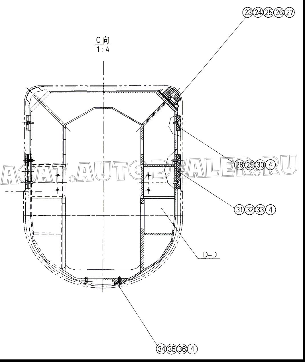 Slider 11417371 для XCMG QY70K