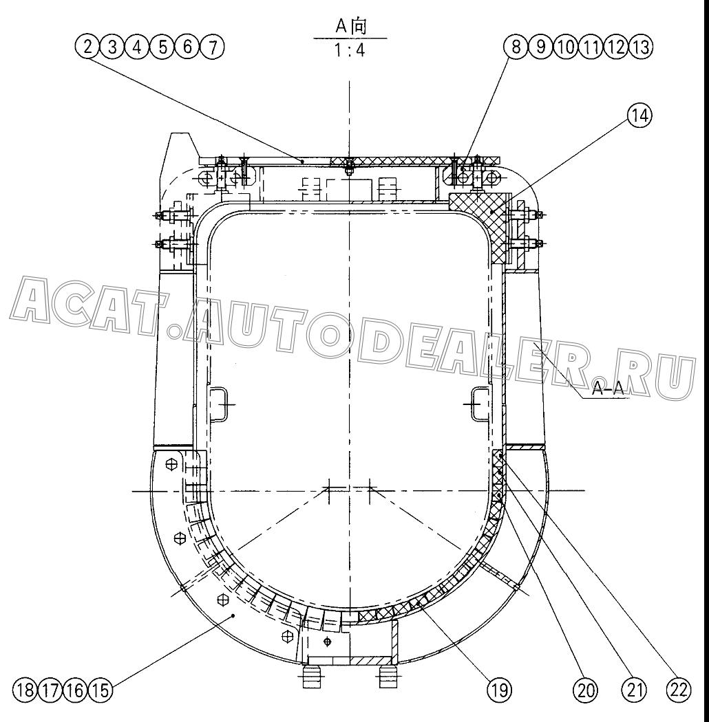 Plate 05602134 для XCMG QY70K