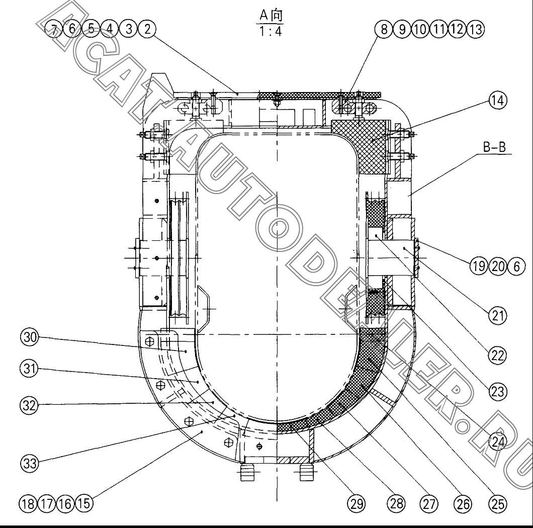 Slider 11416179 для XCMG QY70K