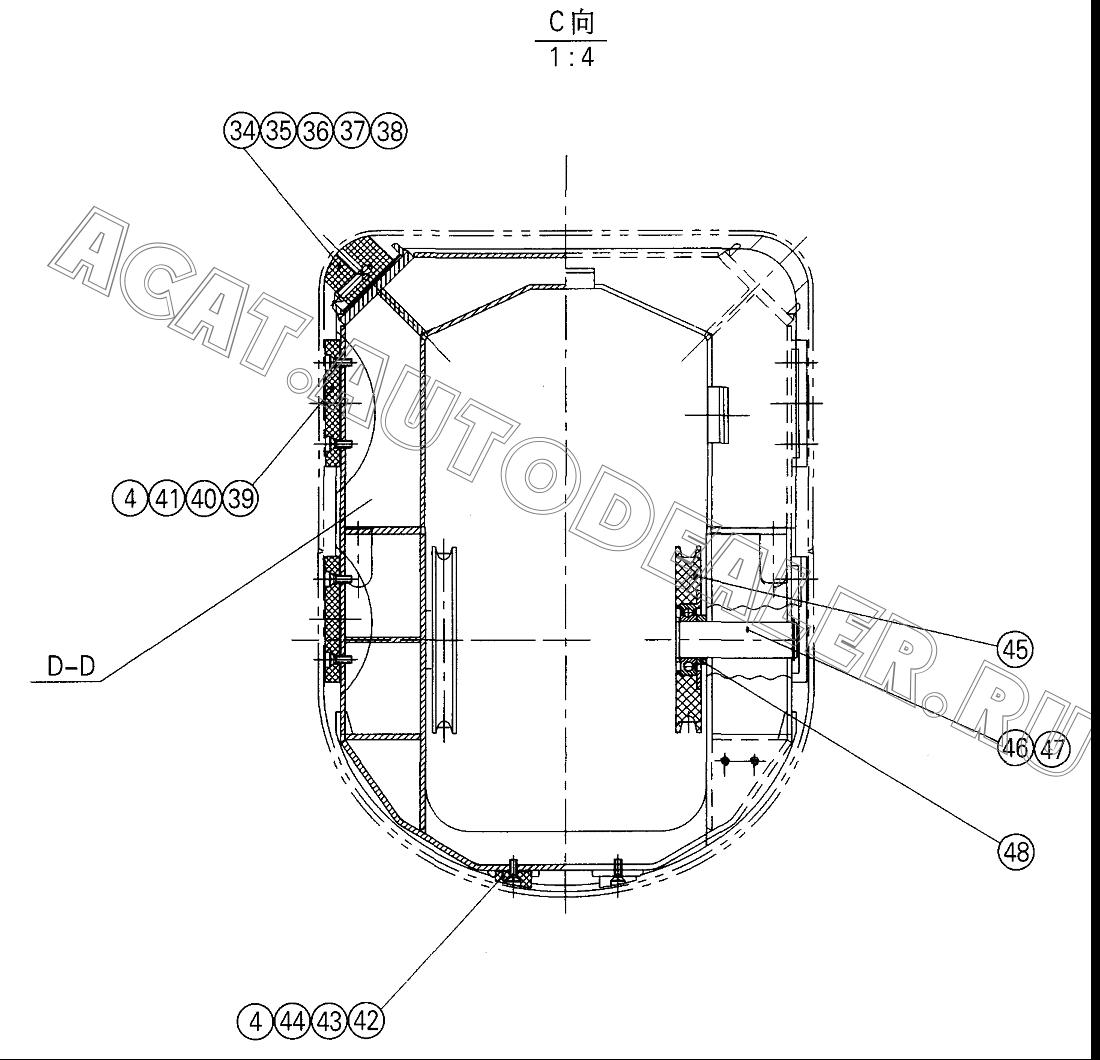 Slider 11417374 для XCMG QY70K