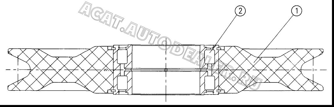 Pulley 11416205 для XCMG QY70K