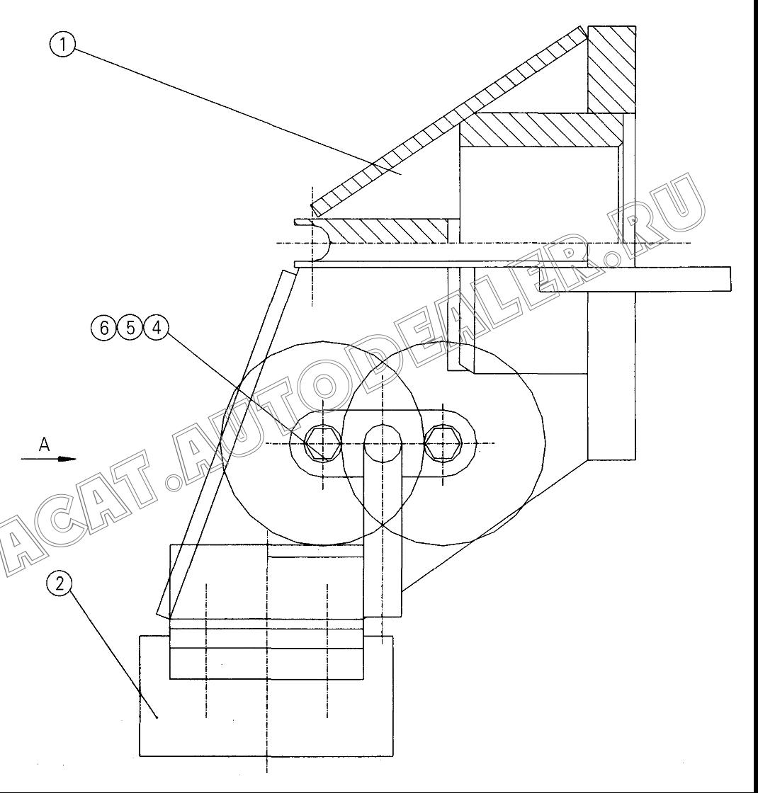 Guied Bracket 08602119 для XCMG QY70K