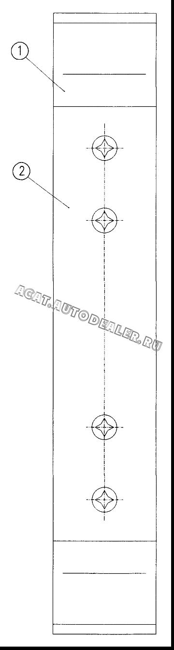 Bracket 08602132 для XCMG QY70K