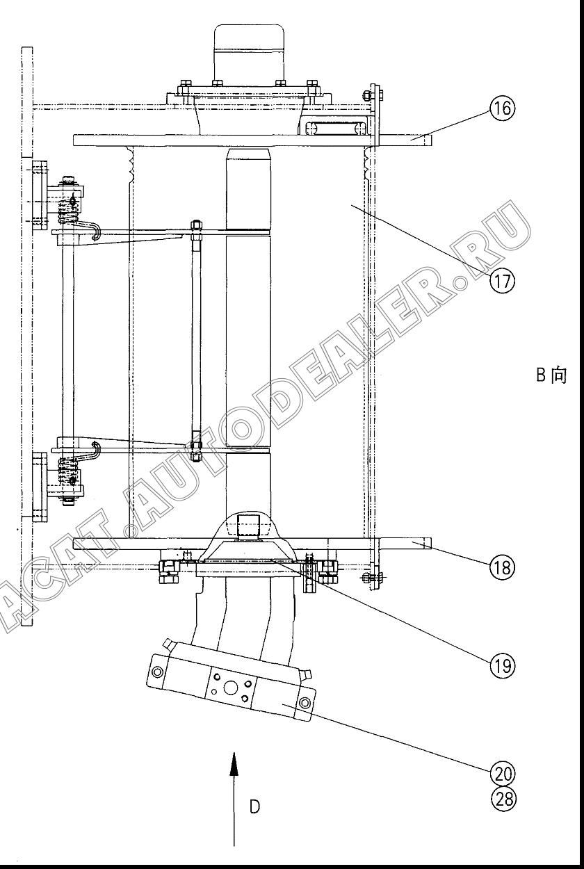 Protecting plate 08608002 для XCMG QY70K