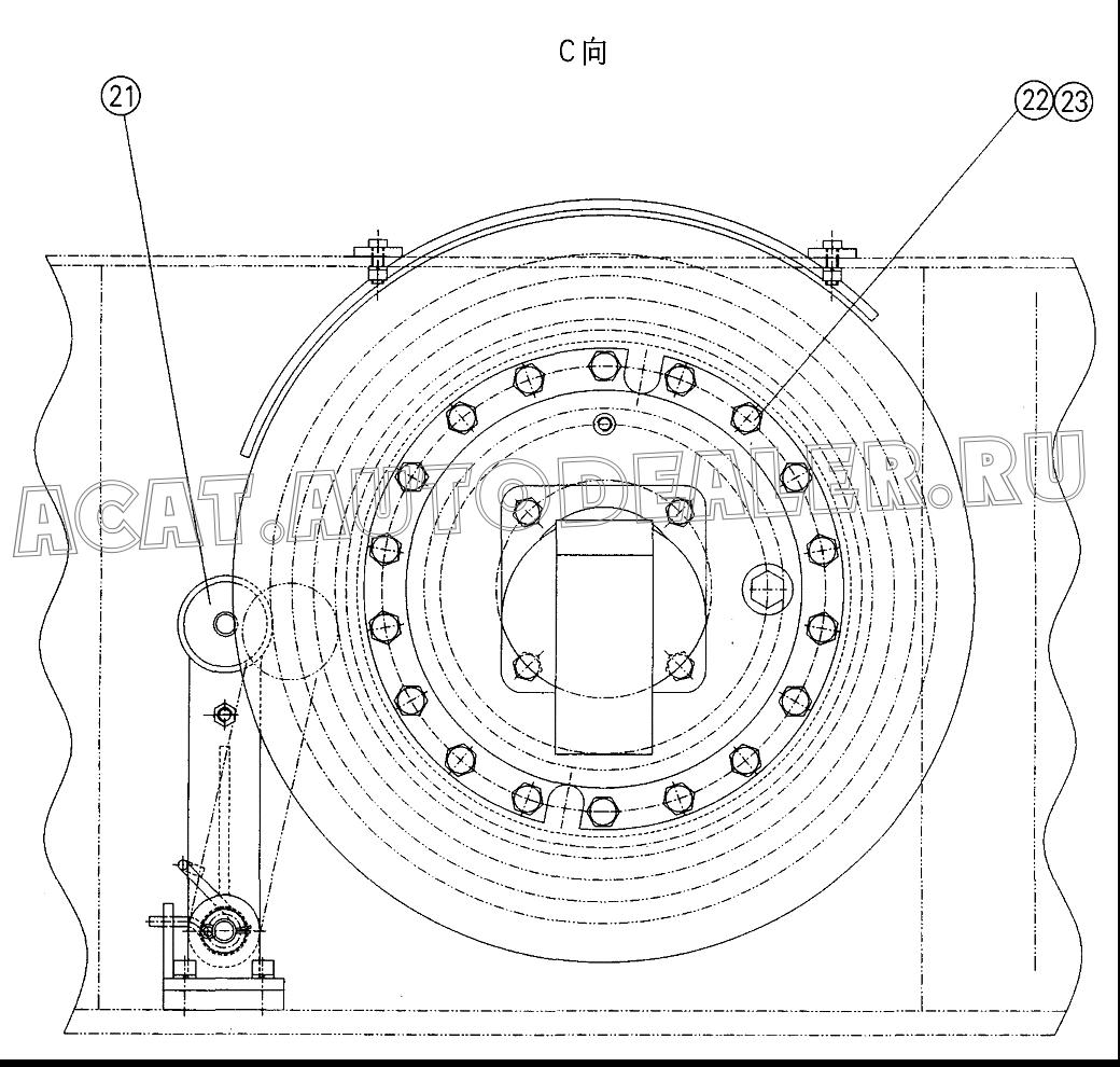 Wirerope presser 02108001 для XCMG QY70K