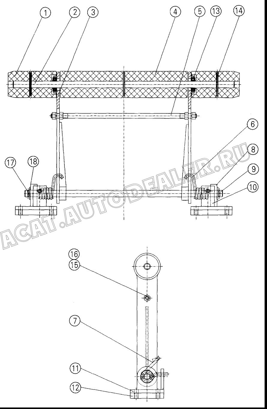 Shaft 08608014 для XCMG QY70K