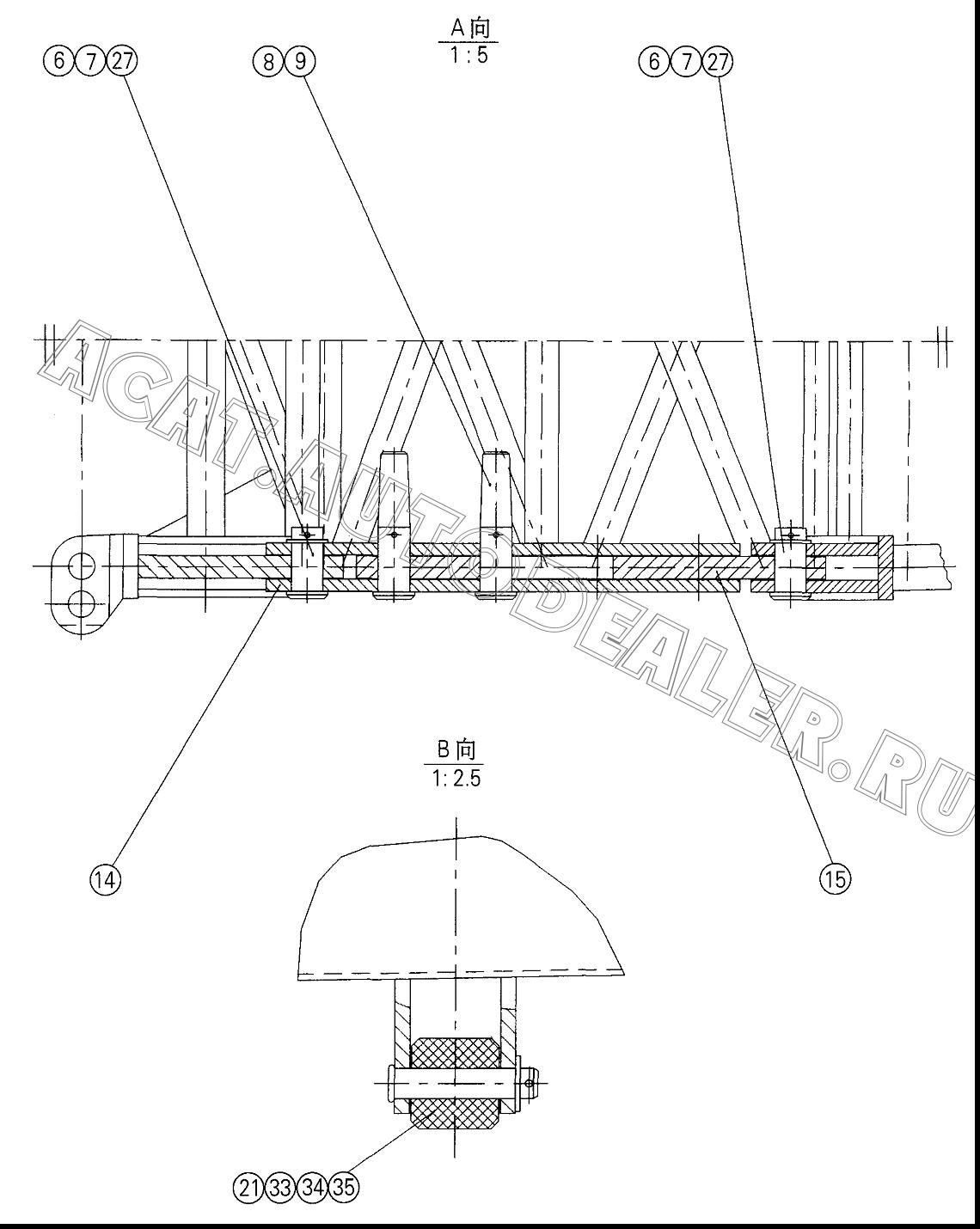 Pin Shaft 11413886 для XCMG QY70K