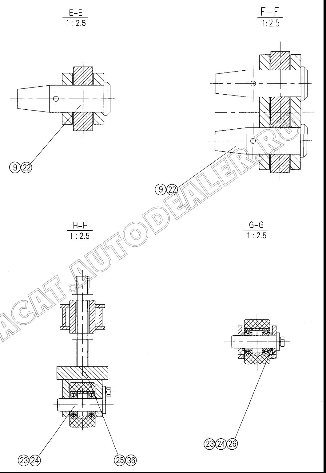 Separate mat 11418801 для XCMG QY70K