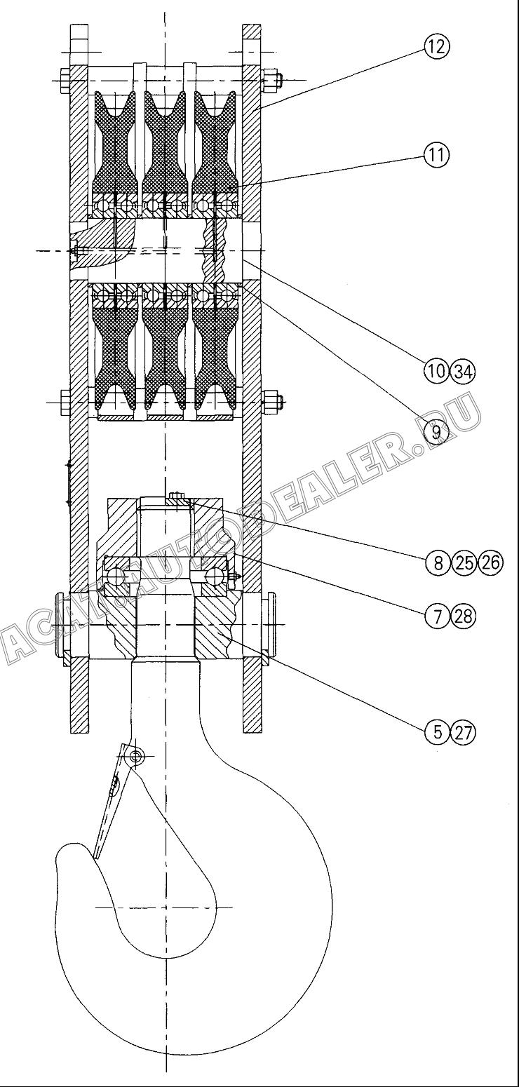 Sleeve QY70K.34-2 для XCMG QY70K