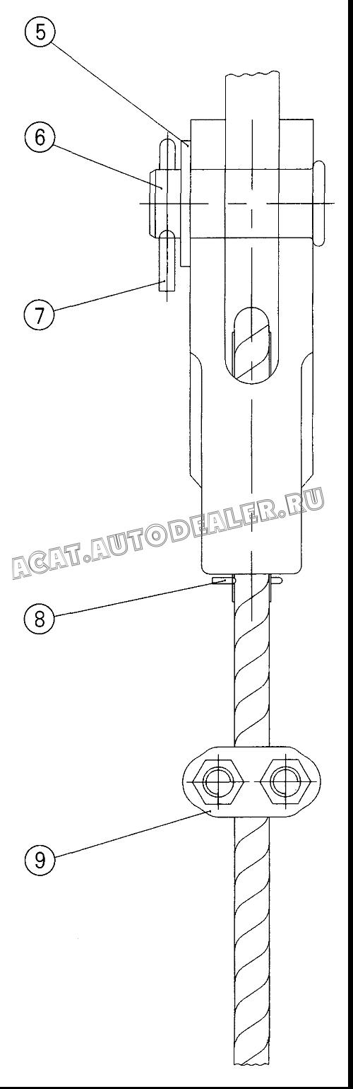 Pin 8X60 10470150 для XCMG QY70K