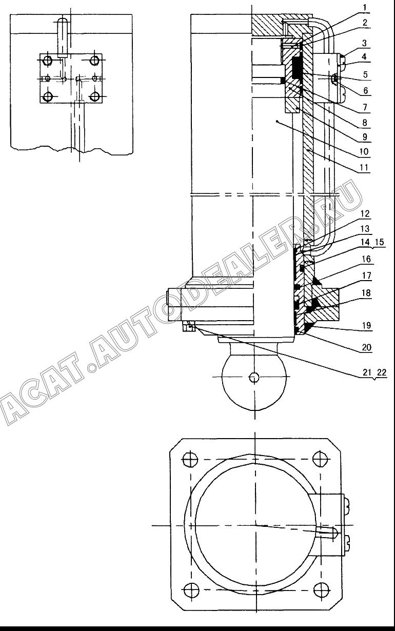 Защитная заглушка N49 JB/ZQ4214-86 для XCMG QY30K5