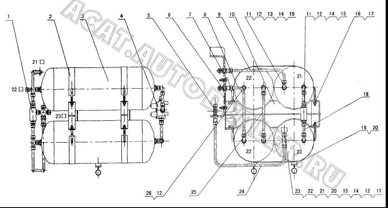 Однонаправленный клапан 10100143 для XCMG QY30K5