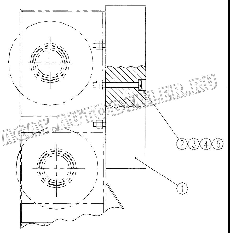 Балансир 11416773 для XCMG QY30K5