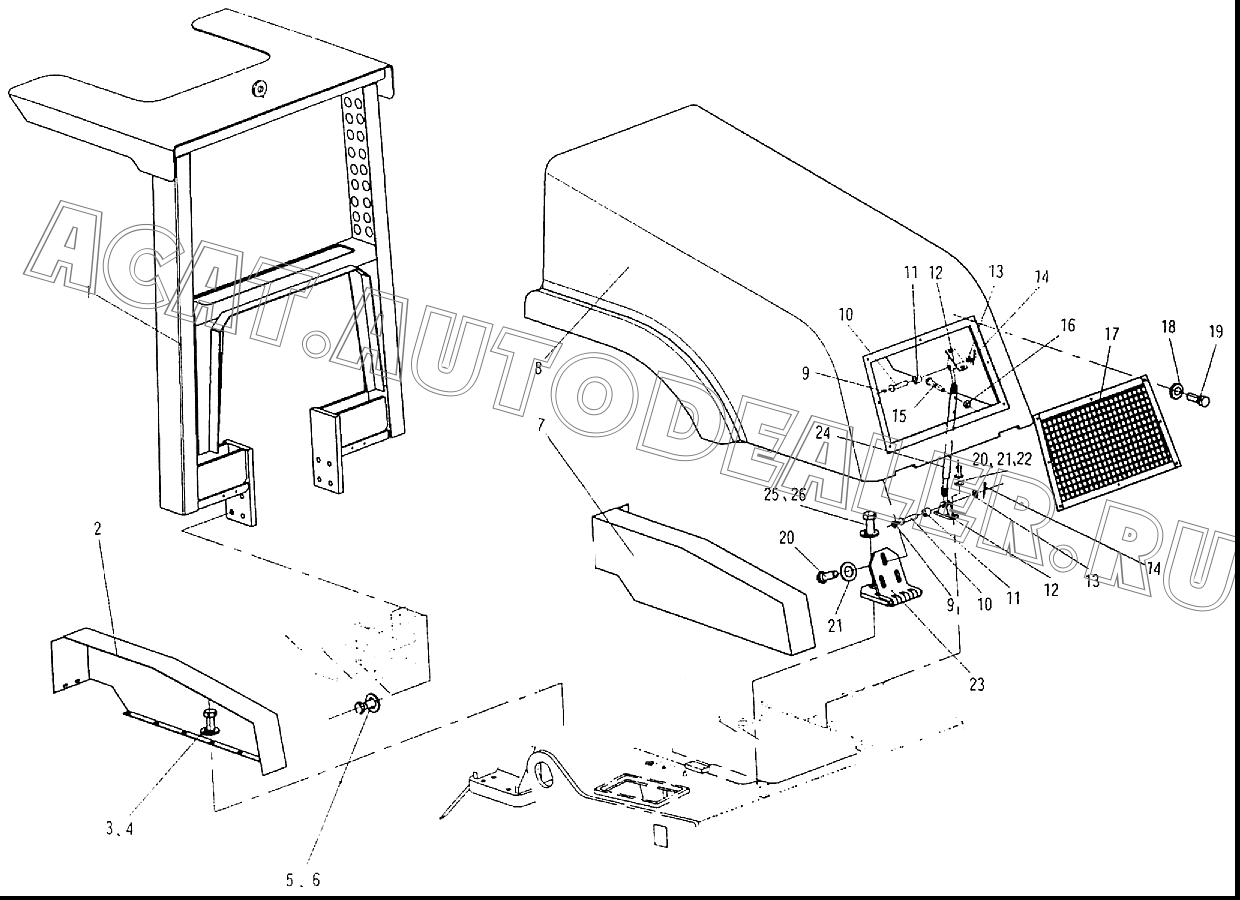 Hinge 30021510 для XCMG XS160, XS190