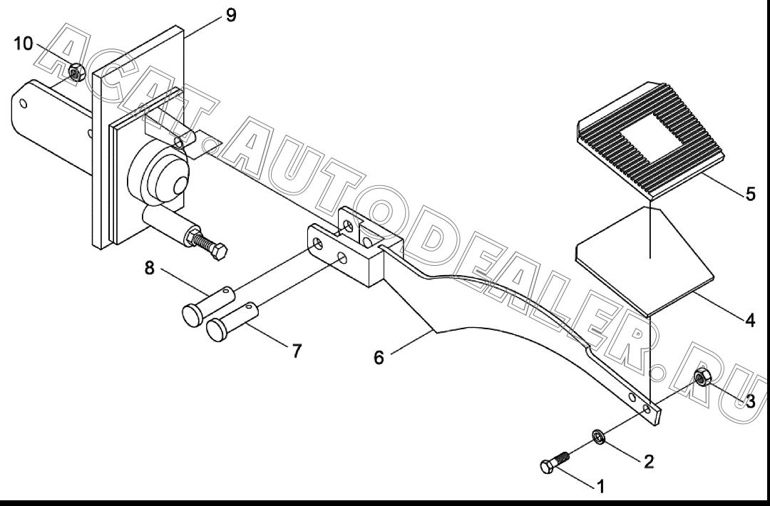 Резиновая прокладка 402200301 для XCMG XT873