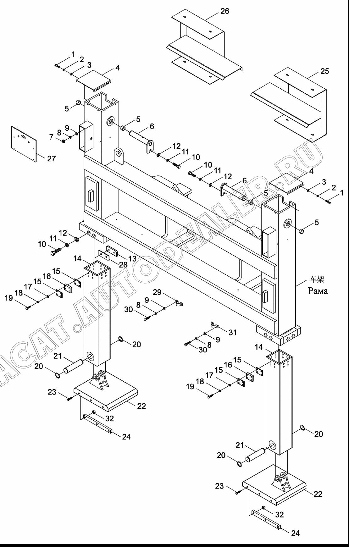 Крышка 402600213 для XCMG XT873