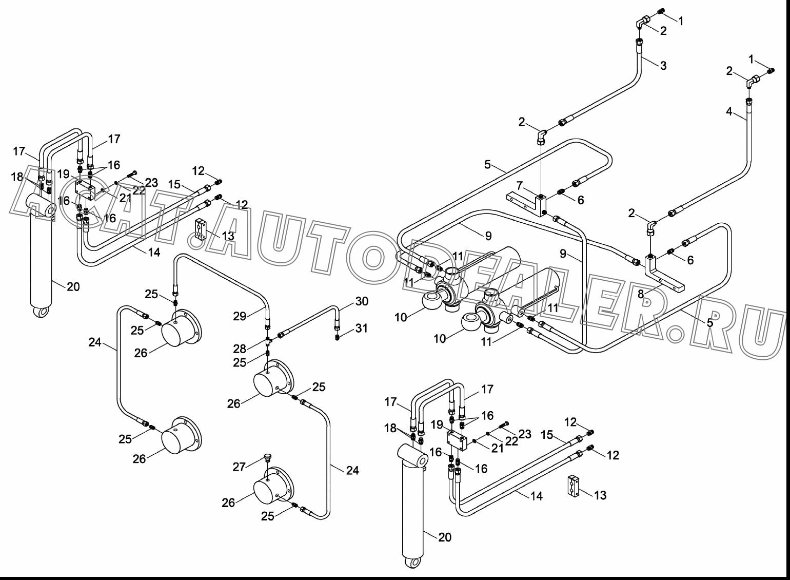 Соединение 803167941 для XCMG XT873