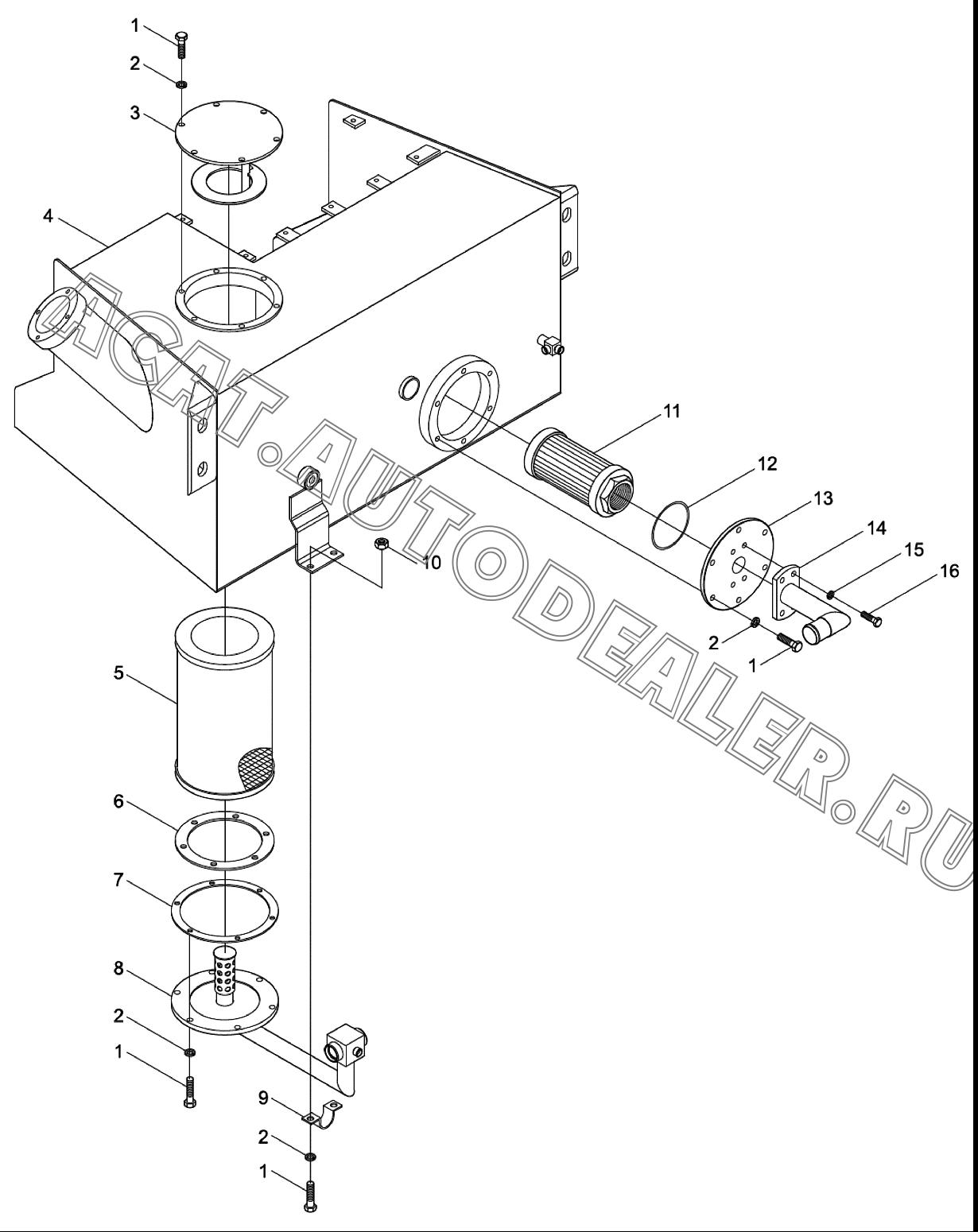 Крышка фланца 402202711 для XCMG XT873