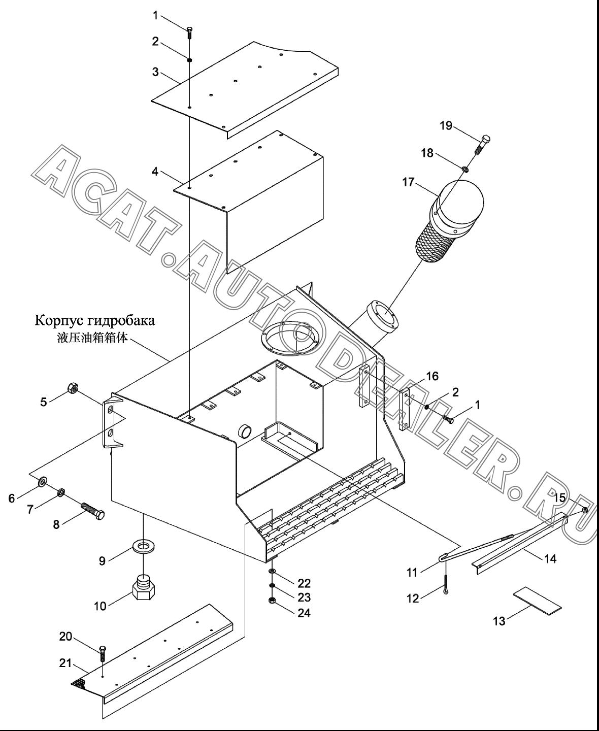 Пробка M48x2 803107844 для XCMG XT873