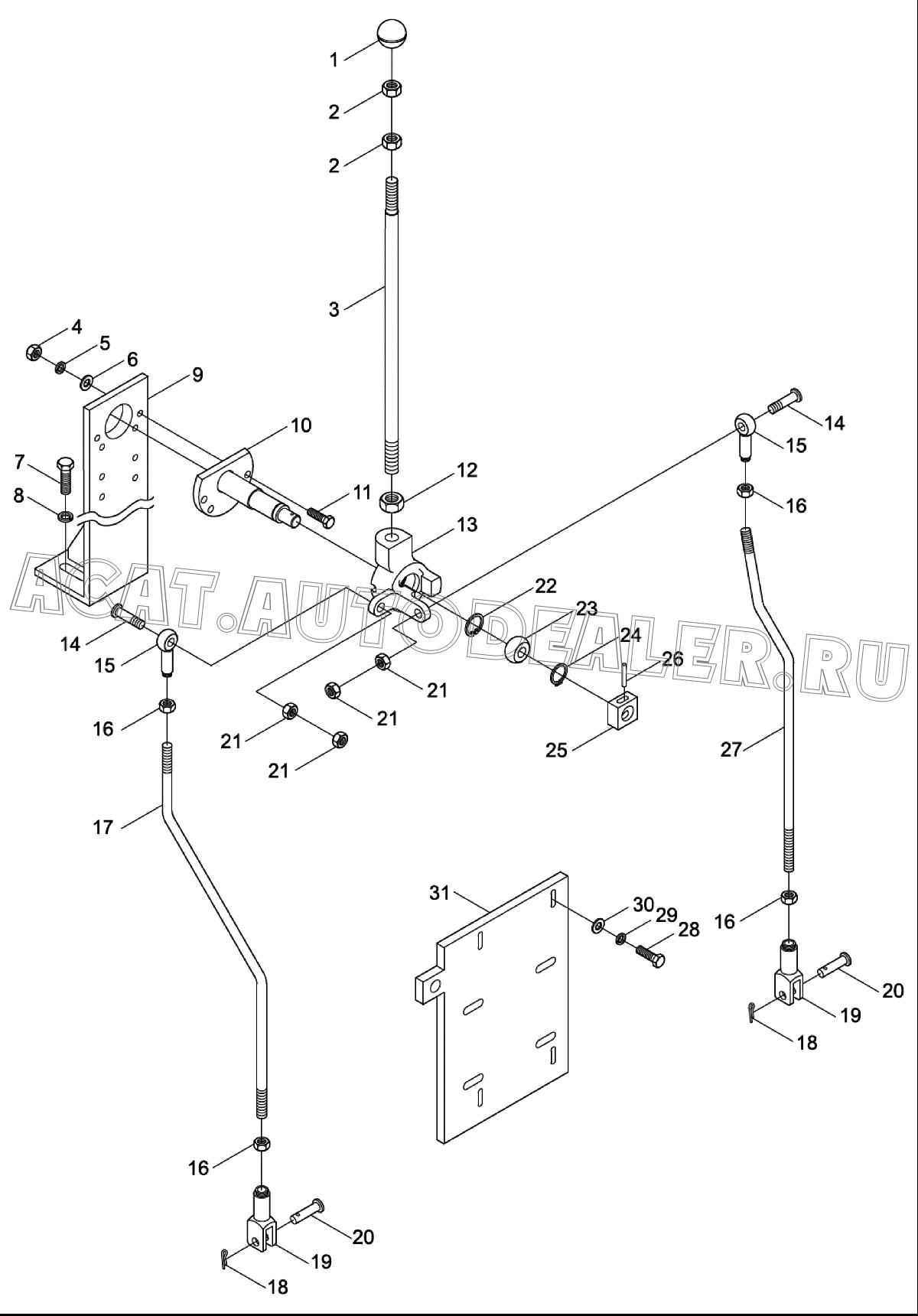 Рычаг управления 402400239 для XCMG XT873