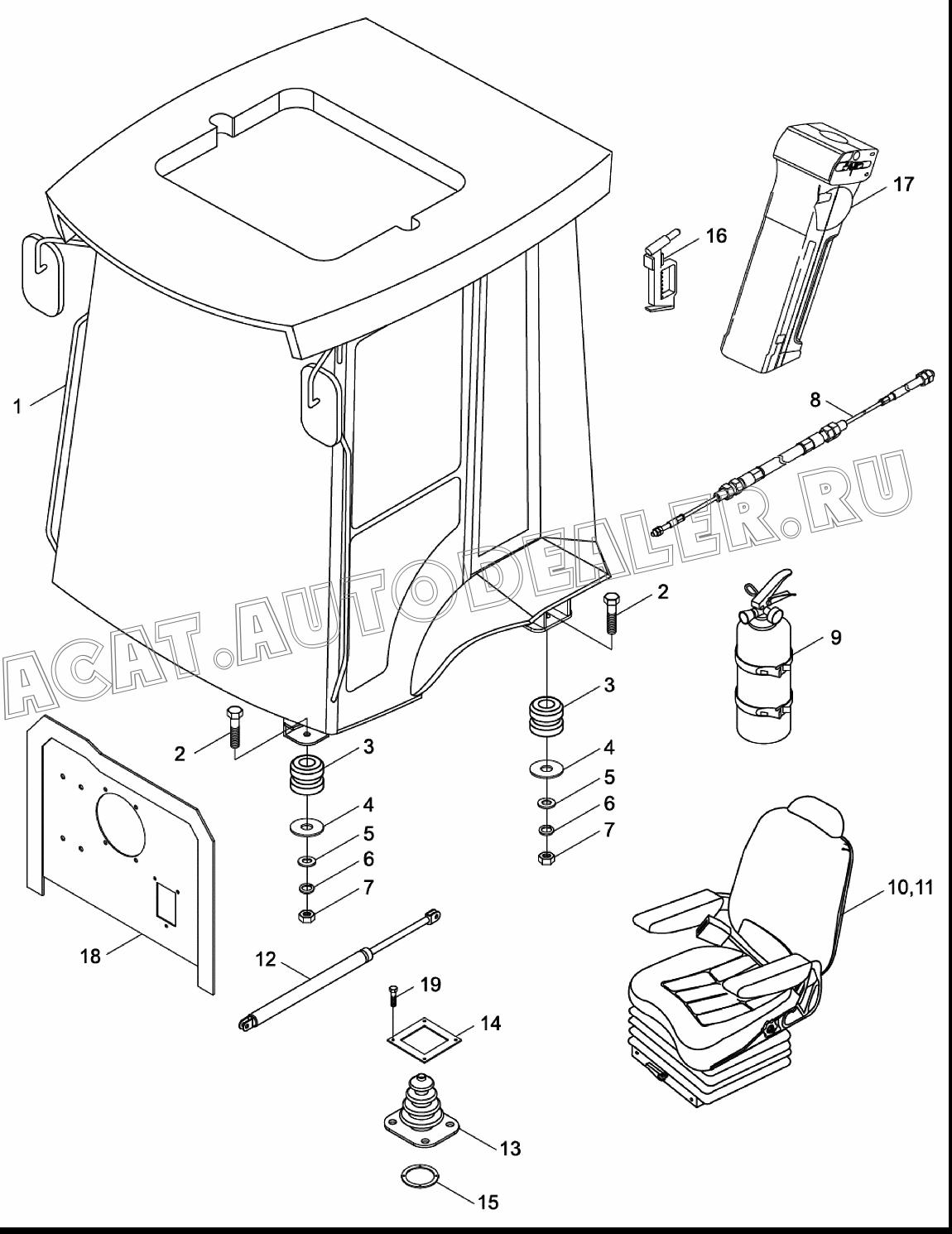 Амортизатор 801937976 для XCMG XT873