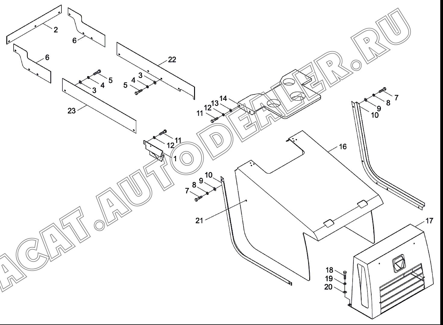 Монтажный щит электроаппарата 402400361 для XCMG XT873