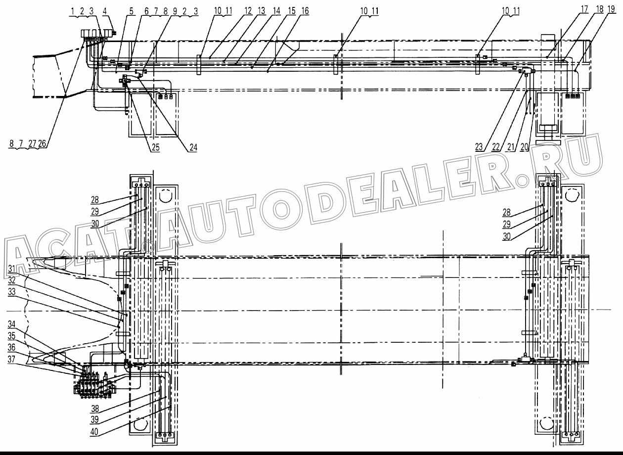 Seamless tube d12X1.5 QY25K.65.3-25 для XCMG XZ16K-XZ50K