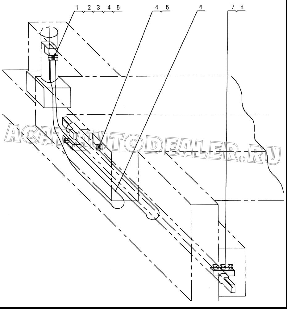 Tube 10126056 для XCMG XZ16K-XZ50K