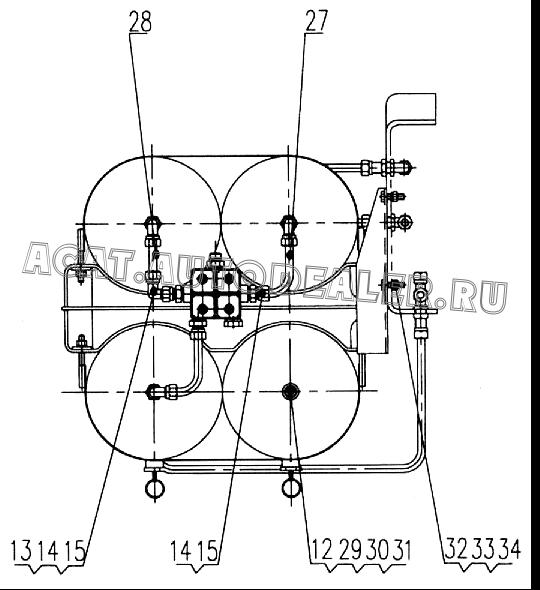 Steel pipe XZ16K.39-8 для XCMG XZ16K-XZ50K