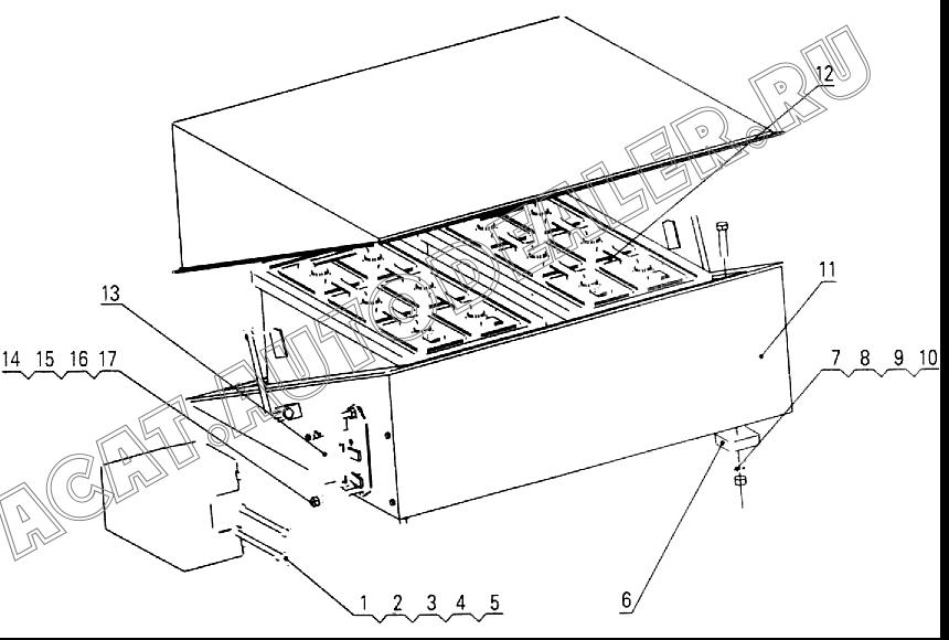 Cushion XZA20074-1 для XCMG XZ16K-XZ50K