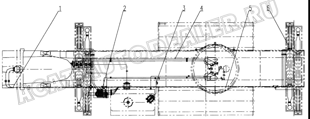 Pipes for pressure oil QY50K.65.4A для XCMG XZ50K