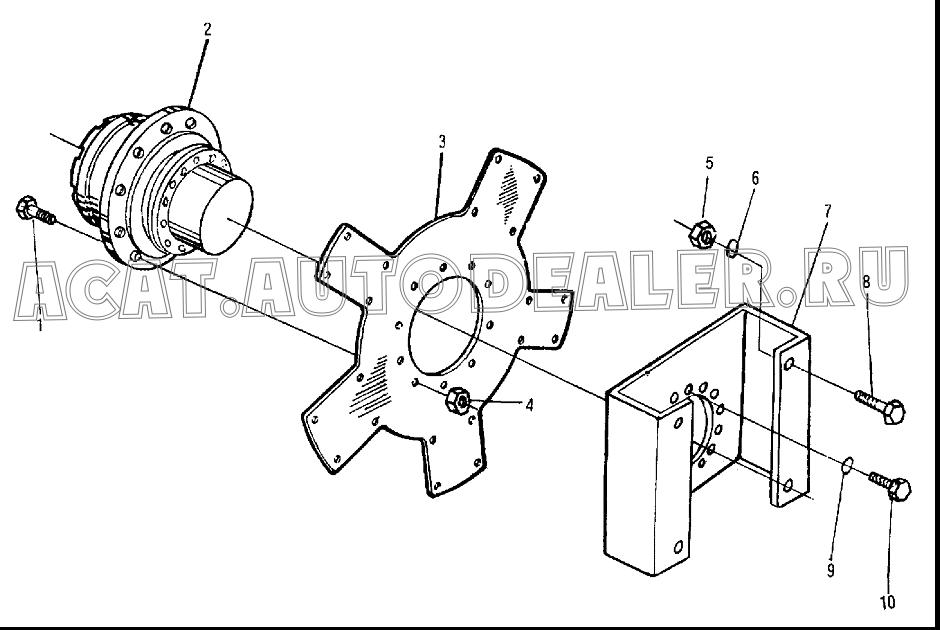 Коробка передач барабана A0-5041 для XCMG YCZ7